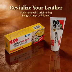International Export Standard 70G Black Bull Sheep Oil Leather Beauty Cream Meet Global Daily Chemical Rules