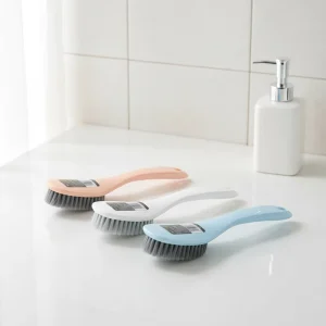 JY 1086 Multifunctional Eco Friendly Lightweight Handheld Plastic Short Handled Soft Bristle Scrubbing Laundry Brush