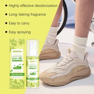 Jakehoe Gentle Cleaning Odor Removal Deodorization Long lasting Fragrance Retention Shoes Socks Deodorization Spray