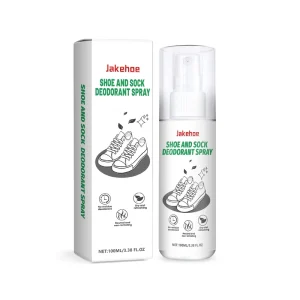 Jakehoe Shoe and Sock Deodorant Easily Cleans the Unpleasant Smell Inside Socks and Shoes. It Is a Dry and Refreshing Agent for