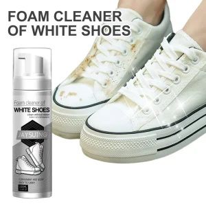 Jaysuing Natural White Shoe Foam Cleaner Shoes Water Repellent Protector Natural Deodorizer Spray Kit