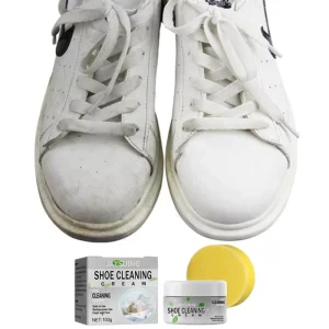 Jaysuing Shoe Cleaning Cream Sponge Products Dirt Stains Discoloration Cleaning Cream White Shoes Cleaning Cream Multipurpose