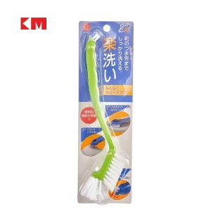 KM6097 Custom Logo Long Handle Nylon Shoe Cleaning Brush for Cleaning Shoes & Household Items