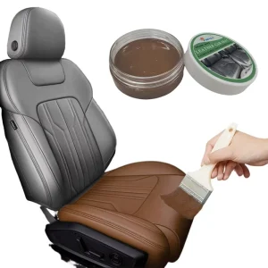 Khaki 50ml Leather Repair Kit For Car Seats Cream To Refurbish Scratches Cracks For Leather Complementary Colors
