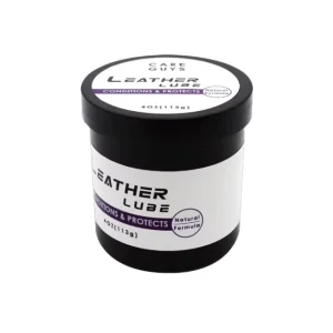 LEATHER LUBE Oil based Conditions Smooth Leather Against Water Liquids Salt Stains Shoes Boots Clothing Handbags Sofa Seat Belts