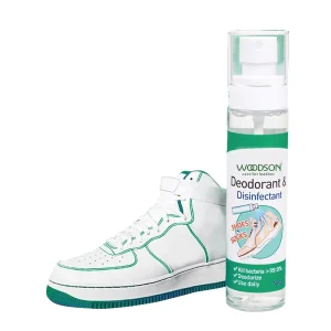 LOW MOQ OEM 100 ml Sneaker Shoe Deodorant Spray for Shoes and Socks Odor Remover Natural Ingredients Deodorant Shoe