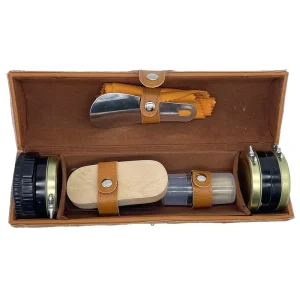 LP Leather Shoes Polish Maintenance Care Cleaning Kit Leather Boot Care Kit with Mink Oil and Horsehair Brush