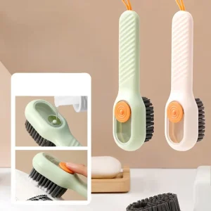 Labor Saving Cleaning Brush Washing Soft Clothes Sneaker Shoes Brushes With Dispenser Liquid