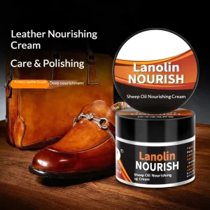 Lanolin Leather Cream Deeply Nourishes Restores Shine Prevents Cracking Protects Conditions Shoes Portable Environmental