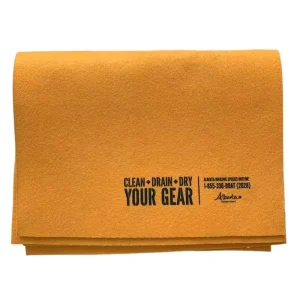 Large Size 50x70cm Logo Printed 80%viscose 20%polyester Nonwoven Orange Super Absorbent Cleaning Cloth