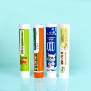 Large Stock Fast Delivery ABL Aluminum Plastic Empty Tube Flip Top Screw Cap Bulk Order for Toothpaste Eyelashes