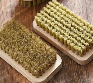 Laundry Use Cleaning Brushes for Garment & Shoes Featuring Wooden Brush with Bristles