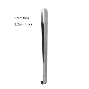Lazy Wear Short and Long Stainless Steel Shoe Horn Long Handle for Seniors Shoes