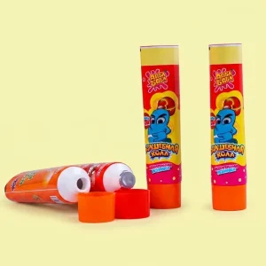 Leak Proof Eco friendly Cylinder Aluminum plastic Toothpaste Tube 12.7 35mm Screw Cap Customized UV Printing