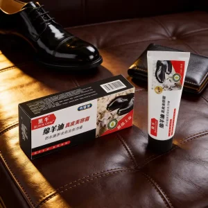 Leather Bag Multipurpose 70G Black Bull Sheep Oil Leather Beauty Cream Daily Handbag Brightening Care