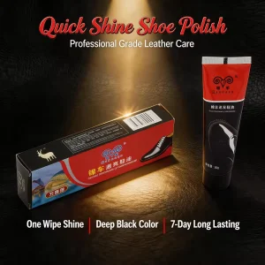 Leather Boot Polishing 30G Instant Shine Shoe Polish Full Care for Tall Leather Boots