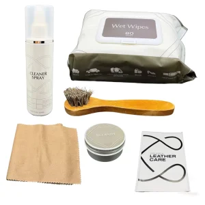 Leather Car Seat Sofa Shoes Clothes Cleaning Leather Care Kit Cleaner Set
