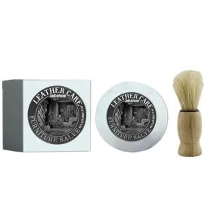 Leather Care Cream Brush Set Moisturizing Dryness Crack Preventing Leather Seat Sofa Bag Jacket Shoes Maintaining Cream