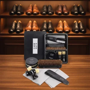 Leather Care Kit Leather Shoe Polish Set Shoes Care Shine and Conditioner Includes Shoe Wax Brush