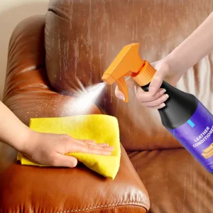 Leather Chair Cleaner Water Free Leather Cleaning Stain Removal Conditioner PU Leather Sofa Stool Dining Chair Seat Office Chair