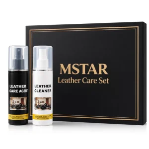 Leather Cleaner and Conditioner Maintenance Massage Chair Leather Care Cleaning Kit for Sofa PU Leather