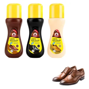 Leather Cleaning Care Remove Stain Portable Instant Shine Liquid Shoe Polish