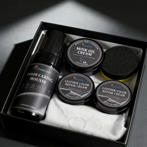 Leather Cleaning and Color Repair Kit Removes Stains Easily Restores Color Daily Care Suitable for Shoes Bags Leather Jackets