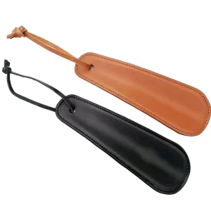 Leather Shoe Horn Metal and 17 cm Long Shoe Helper Shoe Horn Travel Shoe Horn for Men Kids and Seniors Durable