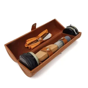 Leather Shoe Polish Set Men Leather Shoe Care Tools Shoe Polish Brush Nursing Toolkit 9 Pcs Set