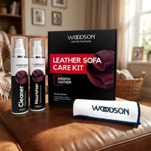 Leather Sofa Care Kit Furniture Leather Cleaner And Conditioner Set For Couch Car Seat Leather Care