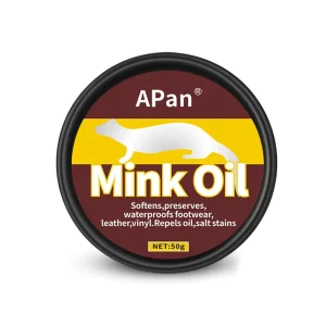 Leather Wax Leather Salve Conditioner Mink Oil Restores Dry Leather Goods