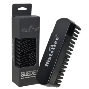 Lightweight Black Napping Brush Suede Shoe Cleaning Tool Nubuck Polish Brush Rubber Crepe Cleaner Brush
