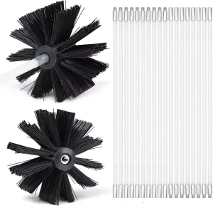Lint Remover Adjustable Length Nylon Brush Heads Dryer Vent Cleaning Brush