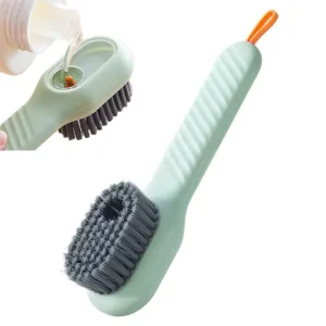 Liquid Shoe Brush Cleaners Soap Dispenser Cleaning Brush for Footwear Household Cleaning Tool