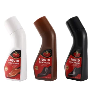 Liquid Shoe Polish 75ML Bottle Sponge Applicator Long Lasting Colorless Cleaning Instant Shine Nourishing Anti Mildew for Women