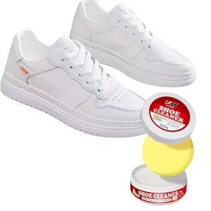 Little White Shoe Cleaner Cream Gentle Formula Multi purpose Detergent Deep Stain Removal 5% 15% Active 260g