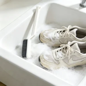 Long Handle Hard Bristle Sneaker Brush Shoe Sole Stain Removal Home Cleaning Scrub Brush