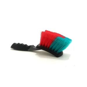 Long Handle PP Handle Double Color Bristles Car Wash Brush Soft Hair Brush Multifunctional Cleaning Brush