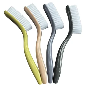Long Handle Shoe Brush with Hard Bristles Multifunctional Shoe Cleaning Tool Colorful Design Laundry Brush