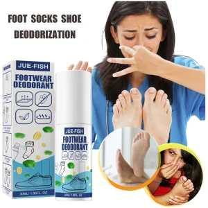 Long Lasting Fragrance Sneakers and Socks Deodorant Spray Sweat and Foot Odor Eliminator for Shoes and Footwear