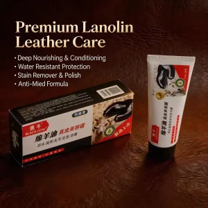 Long Shelf Life 70G Sheep Oil Leather Beauty Cream Storage