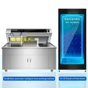 Low MOQ 220V 50HZ Customized Commercial Shoe Washing Machine Automatic Shoe Washing Machine & Shoe Dryer Machine