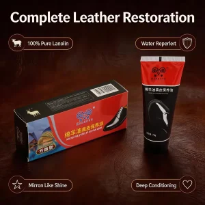 Low Temperature Anti Freezing 70G Sheep Oil Leather Care Balm