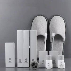 Luxury Hotel Amenities Kit Disposable Hotel Guest Hygiene Set Hotel Supplies High End Amenity Set With Drawer Paper Box