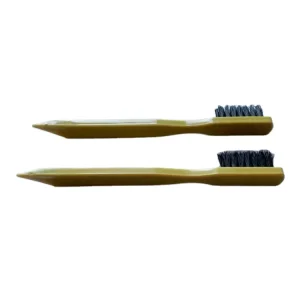 Luxury Long Handle Shoe Cleaning Brush Pig Hair Dauber for Oil Cream Dip Quality Leather Plastic
