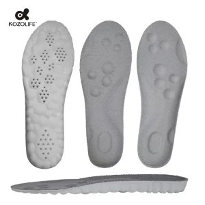 Manufacturer Custom Printed Shock Absorber PU Athletes Insoles Soft Adjustable Gel Inserts