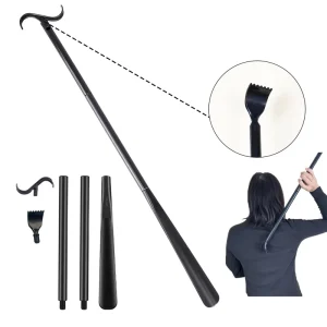 Manufacturer Home Care Device for Elderly, Dress Stick with Shoe Spoon, Long Handle Plastic Foldable Shoe Horn