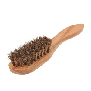 Manufacturers Custom Long Handled Solid Wood Horse Bristle Shoe Polish Brush Clean Soft Brush