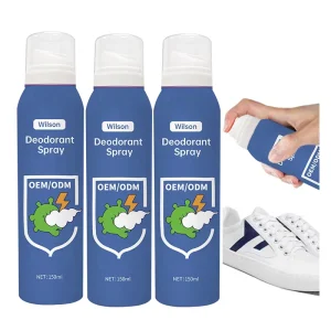 Manufacturers Long Lasting Odor Eliminator Spray Deo Aerosol Custom OEM ODM Shoe Deodorant Spray 200ml Factory Supplier