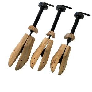 Maxlife 2 Way Wooden Shoe Trees & Stretcher Adjustable Large Size for Men/Women Eco-Friendly & Durable Wood Shaper Set